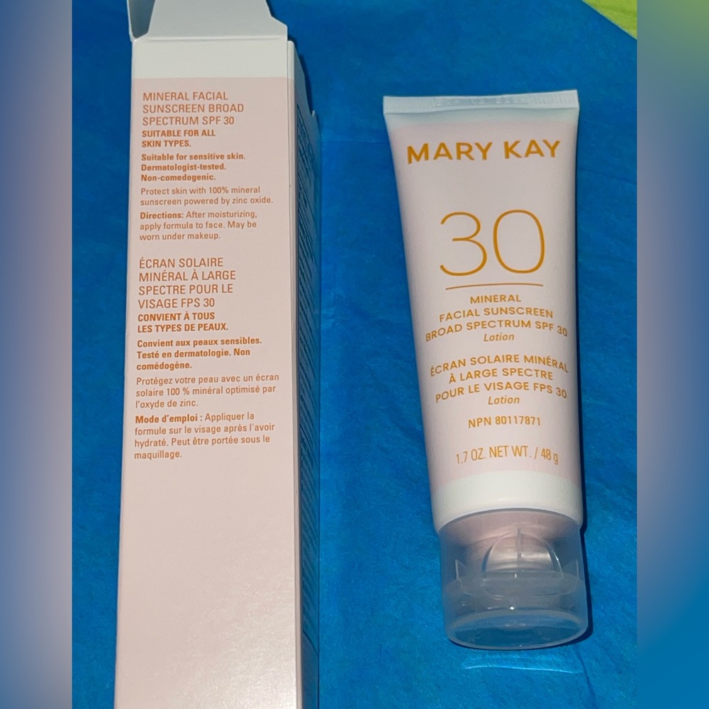 🔥☀️ JUST RELEASED 👀 MARY KAY MINERAL FACIAL 😎 SUNSCREEN BRAOD SPECTRUM SPF 30